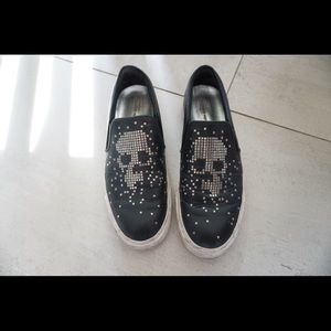 Alexander McQueen Skull Slip Ons